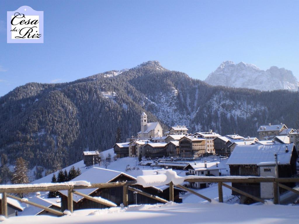 Cesa Da Riz Apartment Colle Santa Lucia Bagian luar foto